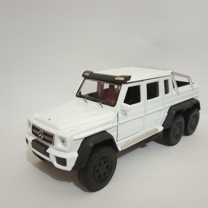 Diecast Mercedes-benz G 63 AMG 6X6 miniatur mobil welly skala 36 murah