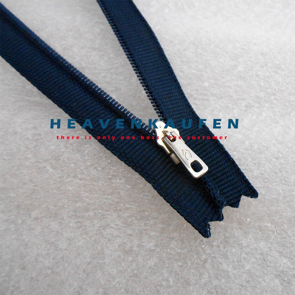 Resleting Zipper Retsleting Nusantara 15 cm Atau 6 inch Biru Dongker Navy Murah