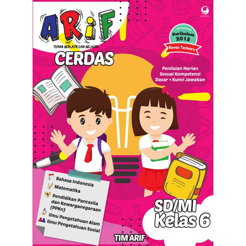 Buku Arif Cerdas Kelas 6 Sd Mi Shopee Indonesia