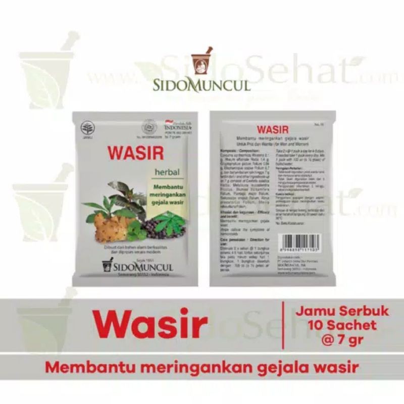 Wasir Sidomuncul ( isi 10 Sachets)