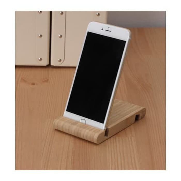 Stand Hp Holder Stand Ponsel Ipad Ta   blet Gadget Dari Kayu