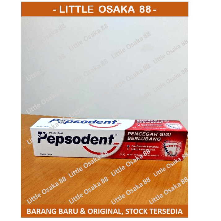 Pepsodent Odol Pasta Gigi / Toothpaste 190 gr