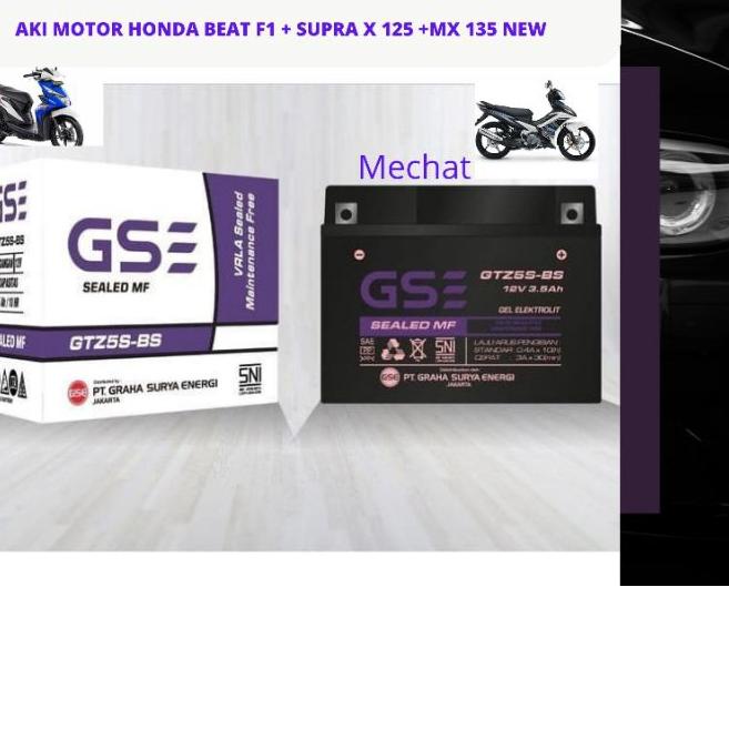 ♠ Aki Motor Jupiter MX 135 New GTZ5S Aki Kering MF Jupiter MX 135 New (2010 keatas) ♣