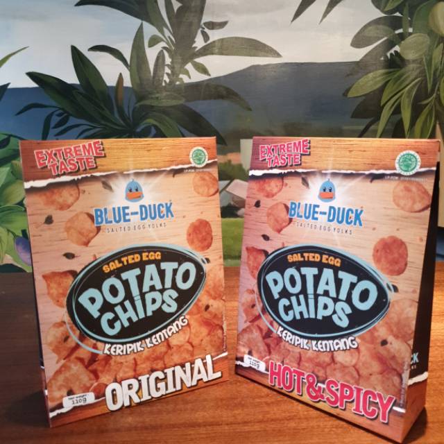 POTATO CHIPS SALTED EGG BLUE DUCK