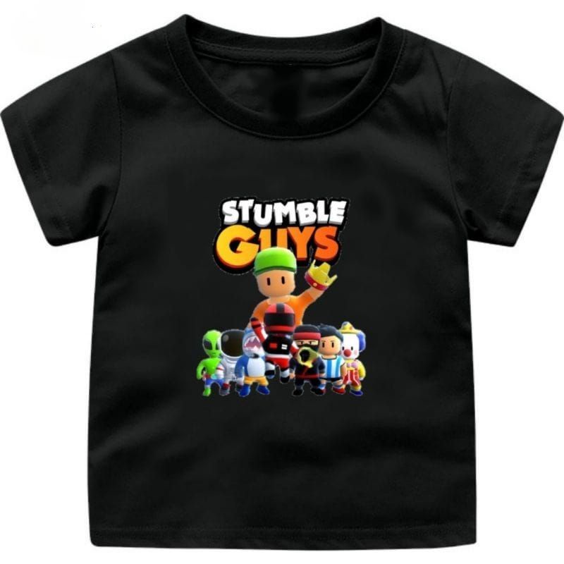 BAJU STUMBLE GUYS KING ANAK CEWEK-COWOK 1-12 TAHUN BAJU ANAK CEWEK ATASAN ANAK CEWEK