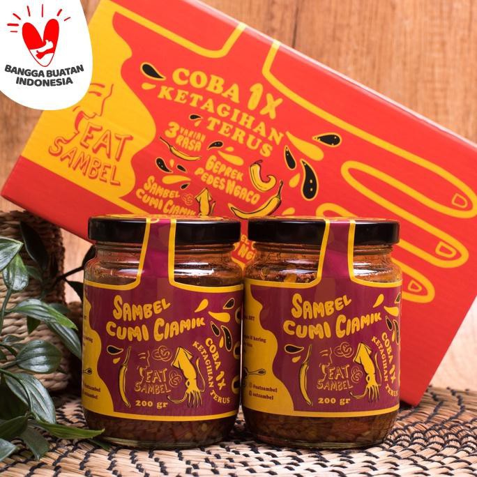 

[[BISA COD]] Set Sambel Jagoan 2 varian Sambel Geprek Sambel Cumi Sambel Ikan Asin - 2 Cumi BERMUTU