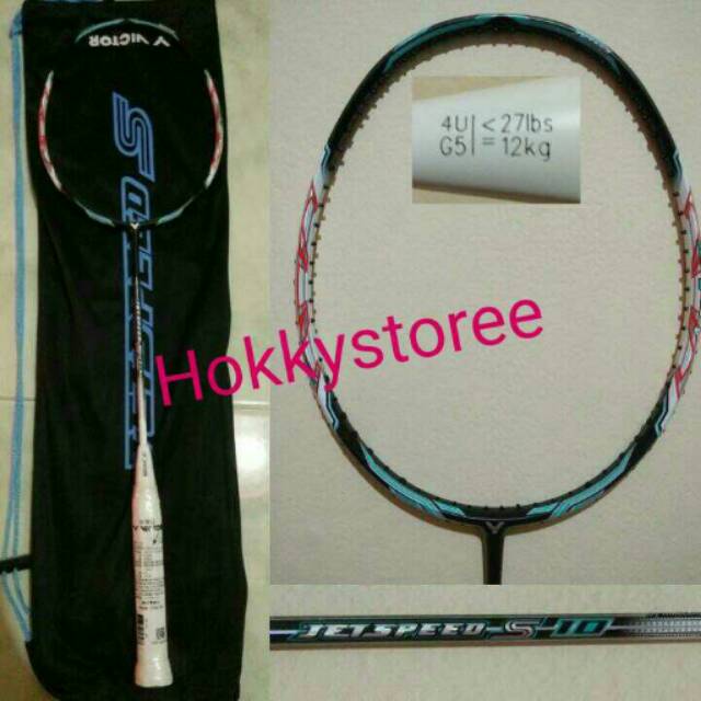 Raket Badminton Victor Jetspeed S 10 / JS 10 - Kw Super