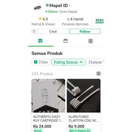 Produk mapel id