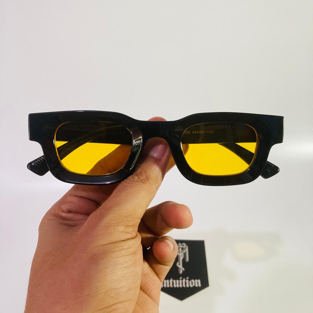 KACAMATA BOLDIE FRAME TEBAL - BLACK YELLOW