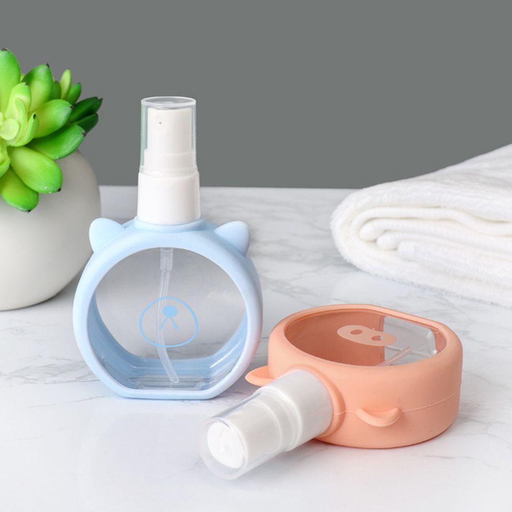 R-FLOWER Botol Spray Lucu Silicone Case Portable Parfum Dispensing Travel Bottling Botol Kosmetik