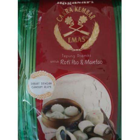 

CAKRA KEMBAR EMAS Tepung Terigu untuk Roti Pao dan Mantao 5 KG