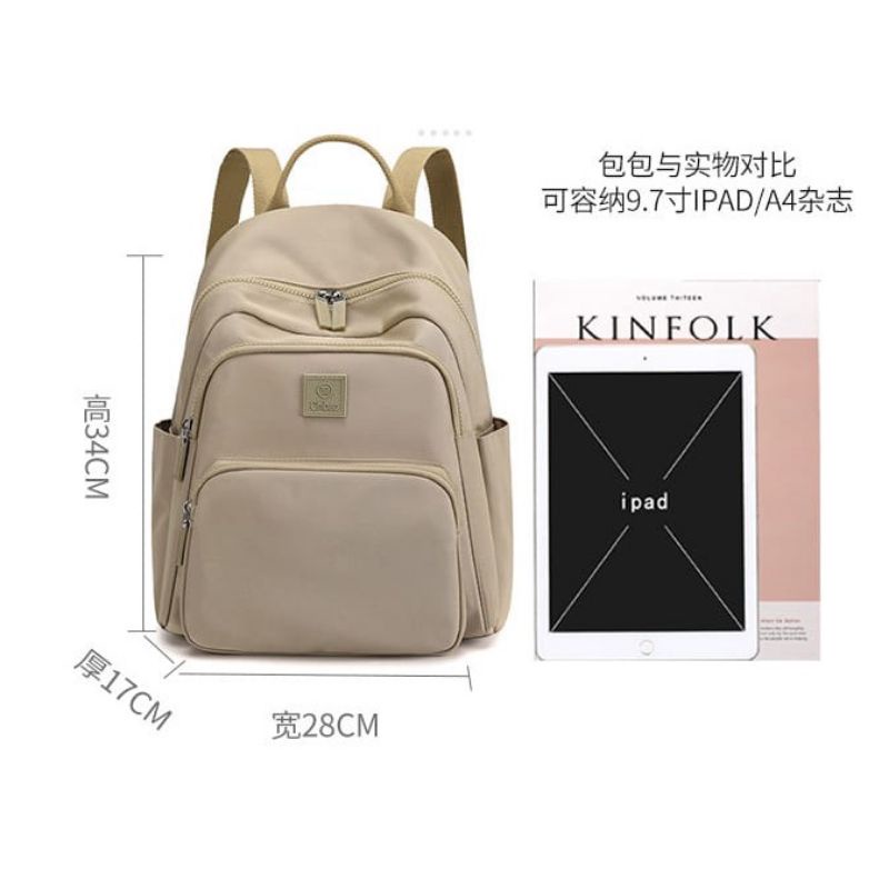 ORIGINAL Tas Ransel CHIBAO Wanita IMPORT KOREA Elegan Design Super Tebal Anti Air Best Seller Terbaru