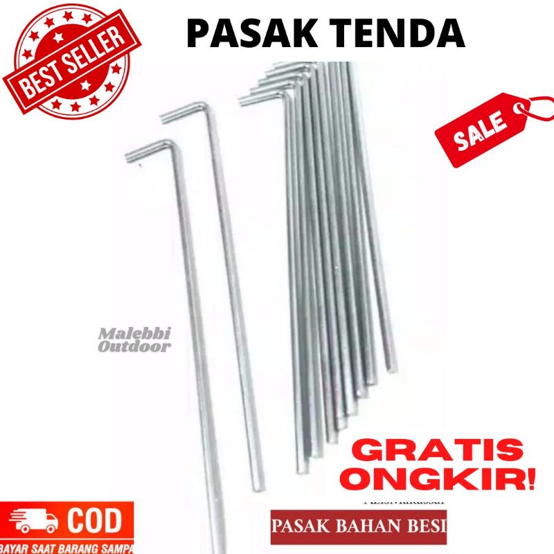 PASAK TENDA CAMPING / PASAK TENDA DOME / PATOK TENDA / PAKU TENDA CAMPING