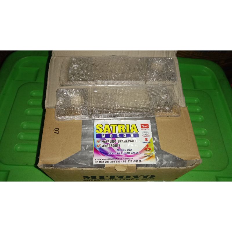 mika sein depan Hijet 1000 s75 warna putih mika lampu reting