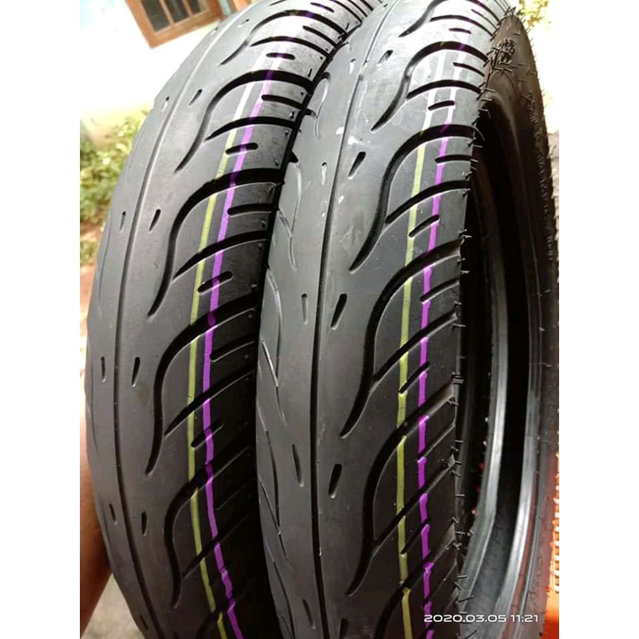 SEPASANG DEPAN BELAKANG BAN MOTOR MATIC BAN FEDERAL METIK