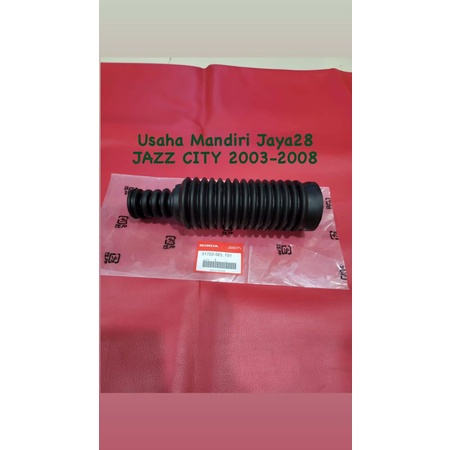 KARET TUTUP ABU BOOT SHOCK BREKER DEPAN JAZZ CITY 2003 SAMAPI 2008 SEL