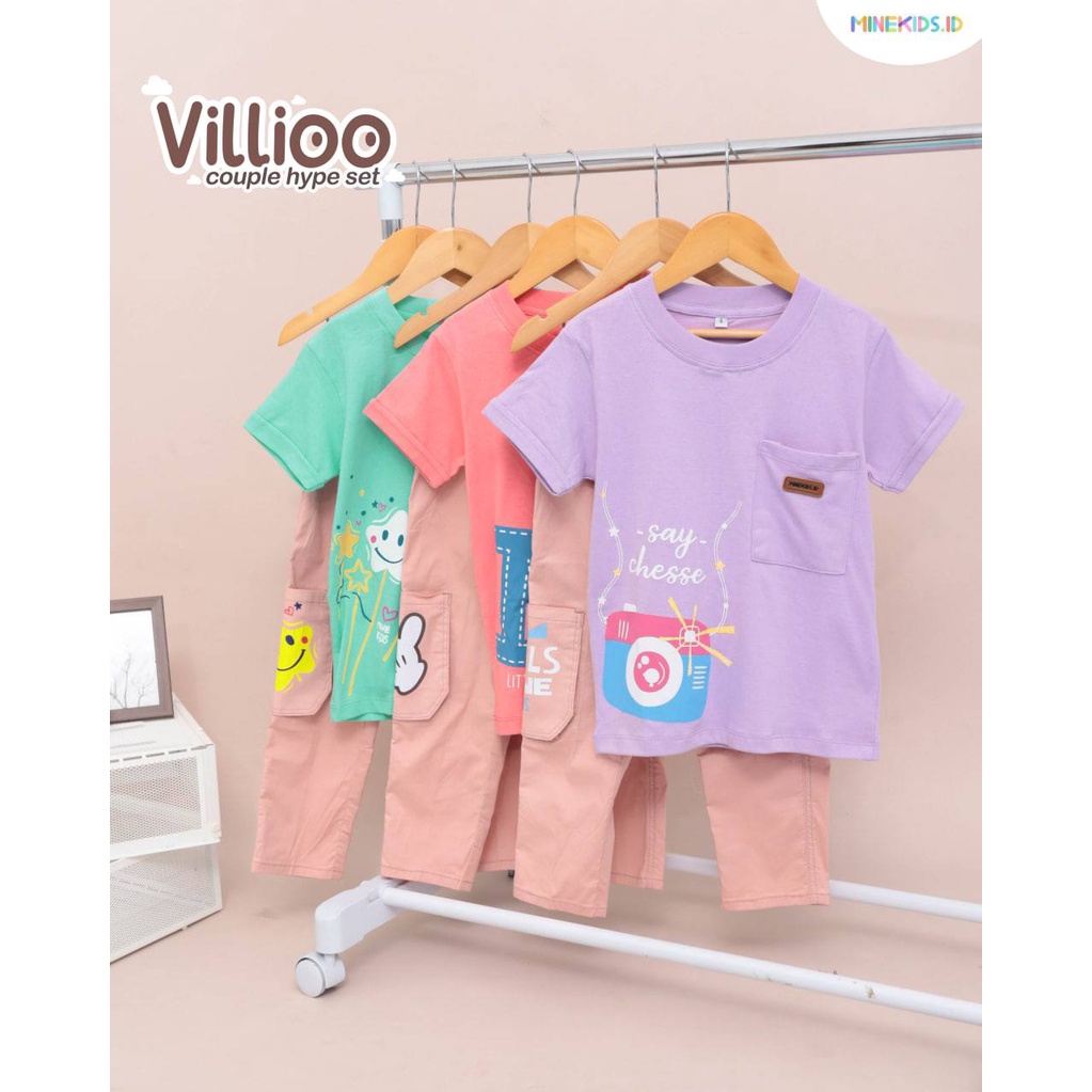 Setelan anak Villio Couple Hype Set By Minekids