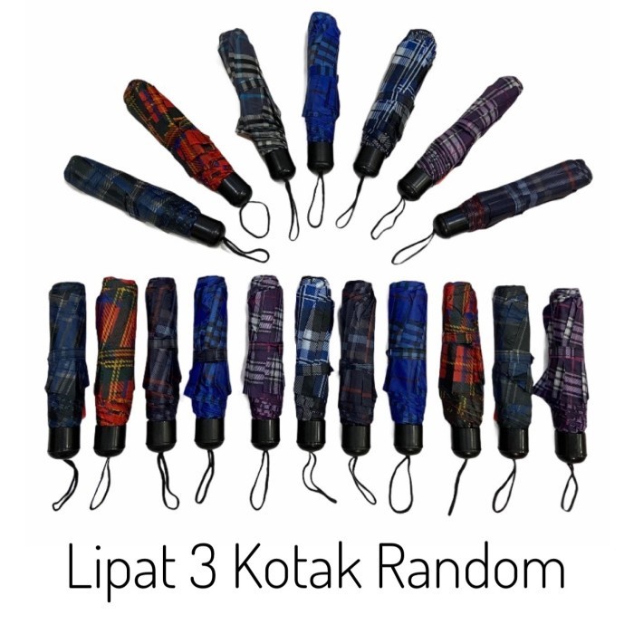 PROMO PAYUNG LIPAT 3 KOTAK MURAH