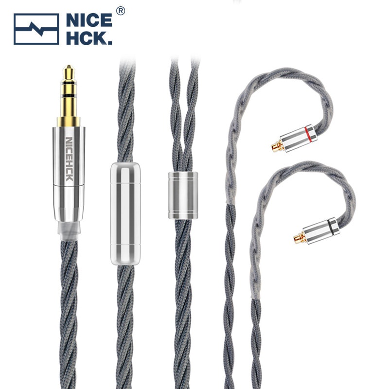 2022 NiceHCK GreyFlag Flagship 7N OCC and 6N OFC Mixed Capacitive Reactance Module Cable 3.5//2.5//4.4mm MMCX//2Pin For MK3 Lofty KXXS