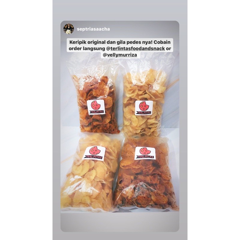 

Kripik kentang original gurih 1/2