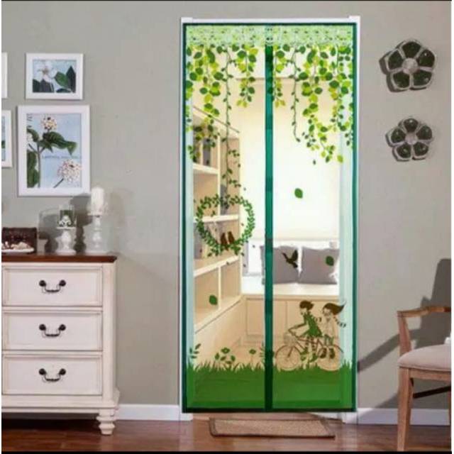 TIRAI PINTU TIRAI MAGNET ANTI NYAMUK KARAKTER