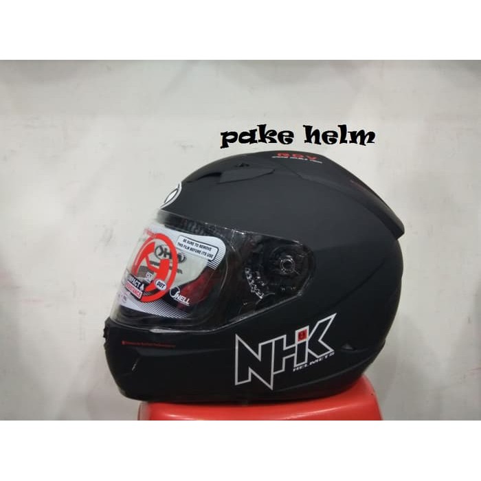 HELM NHK GP 1000 SOLID HITAM DOFF GP1000 FULL FACE