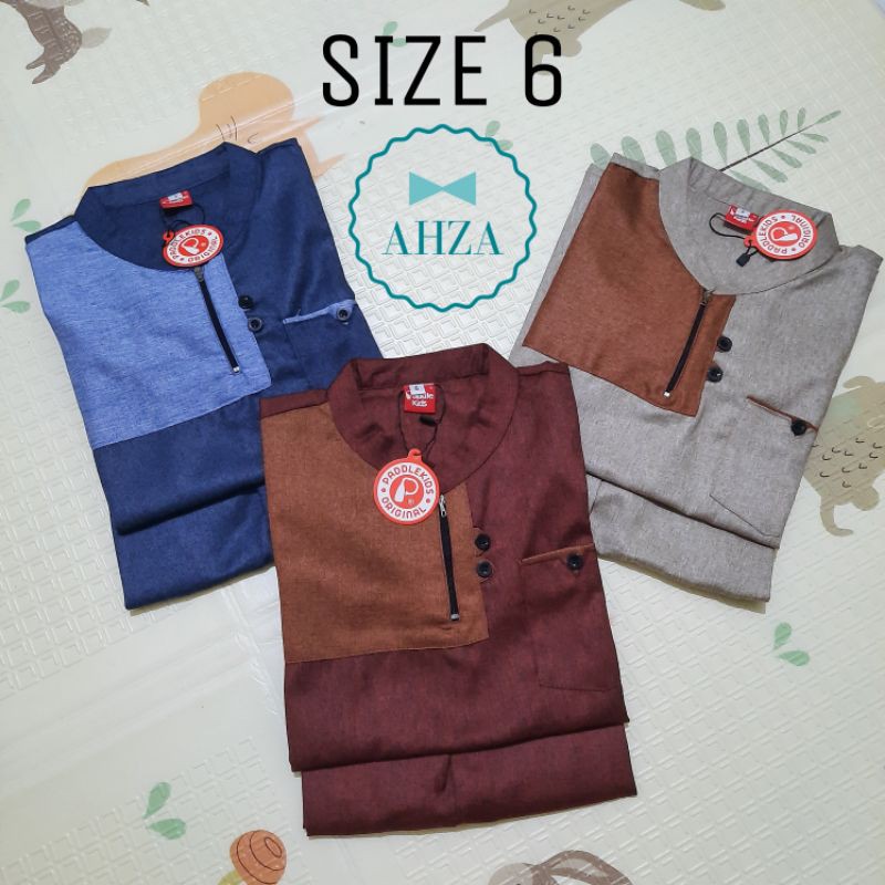 AHZA PADDLE KIDS KURTA MADINA SETELAN KOKO ANAK 2-10