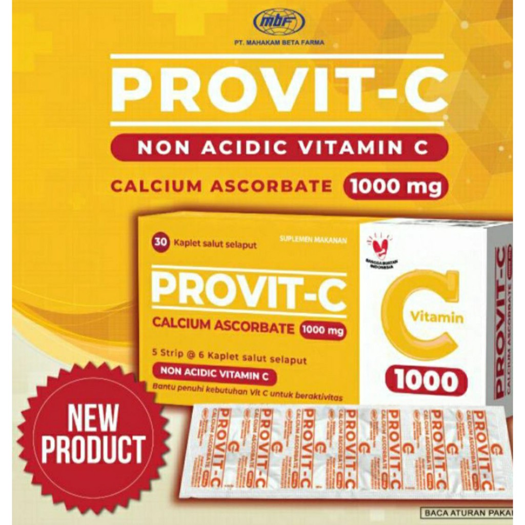 PROVIT C-1000MG NON ACIDIC VITAMIN  C ISI 30 KAPLET