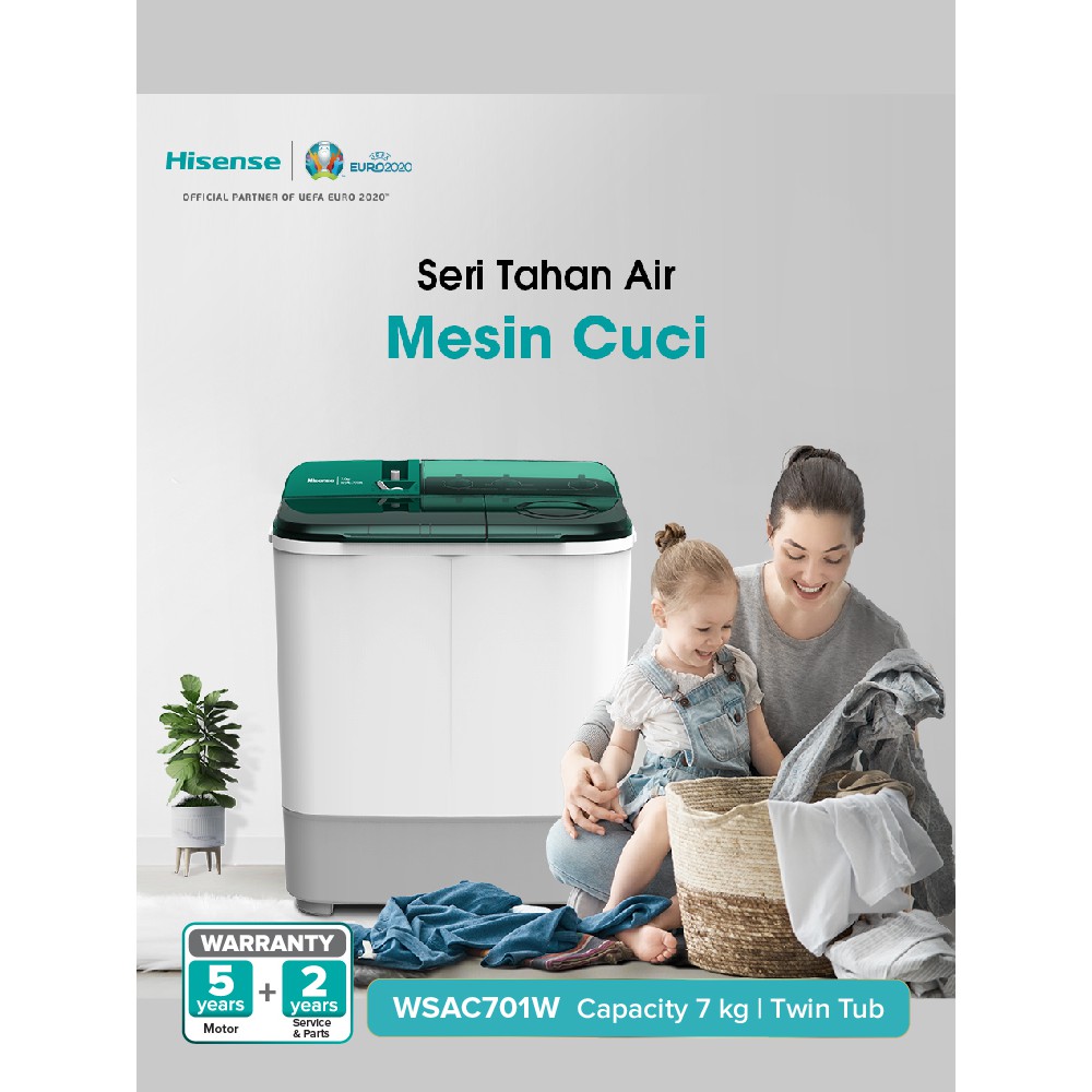 MESIN CUCI HISENSE WSAC701