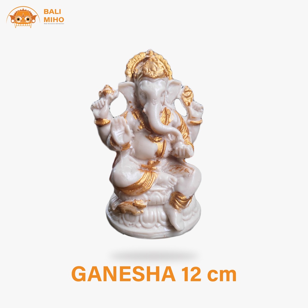 Ganesha kurus 12 cm  - Patung Ganesha - Patung Dewa Ganesha - Ganesha - Patung Ganesa - Dewa Ganesha