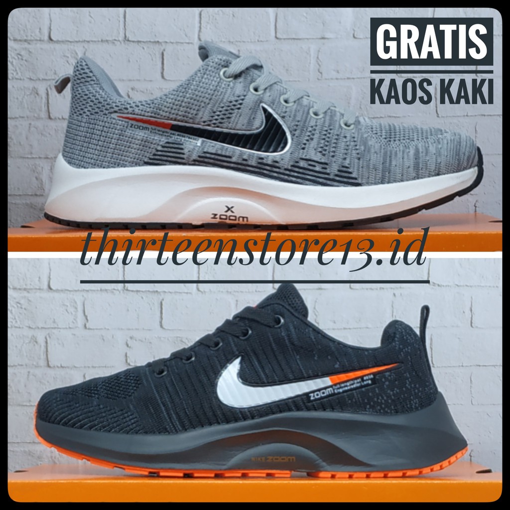 SEPATU NIKE  ZOOM SNEAKERS GRADE ORIGINAL  IMPORT FREE KAOS  