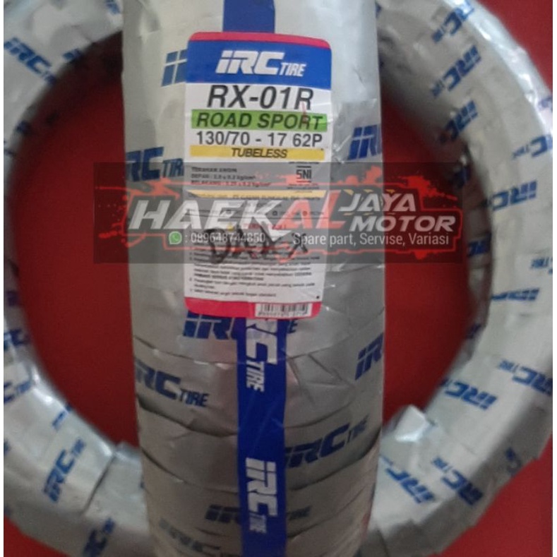 BAN IRC RX_01R UKURAN 130/70 R17 TUBELESS
