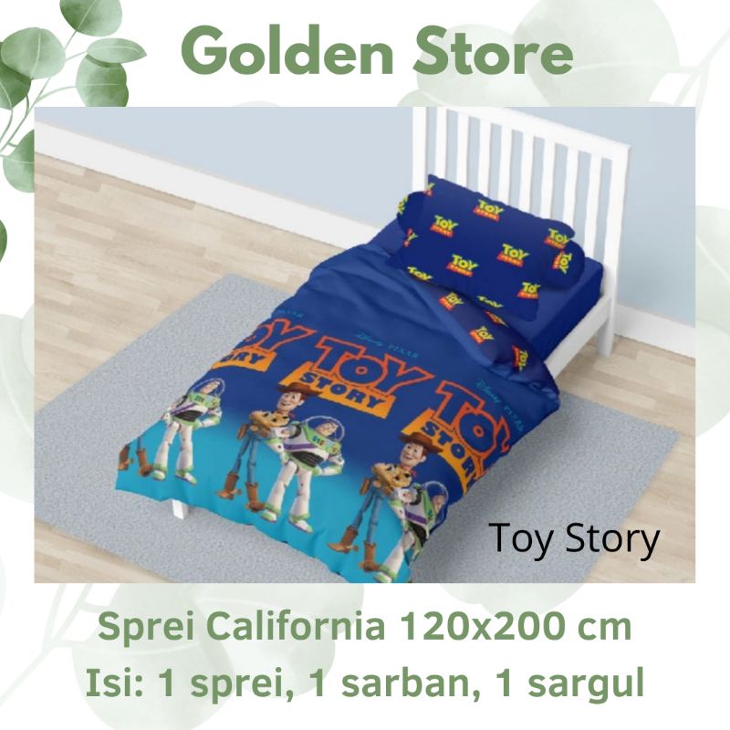 Sprei California 120x200 Motif Toy Story 4