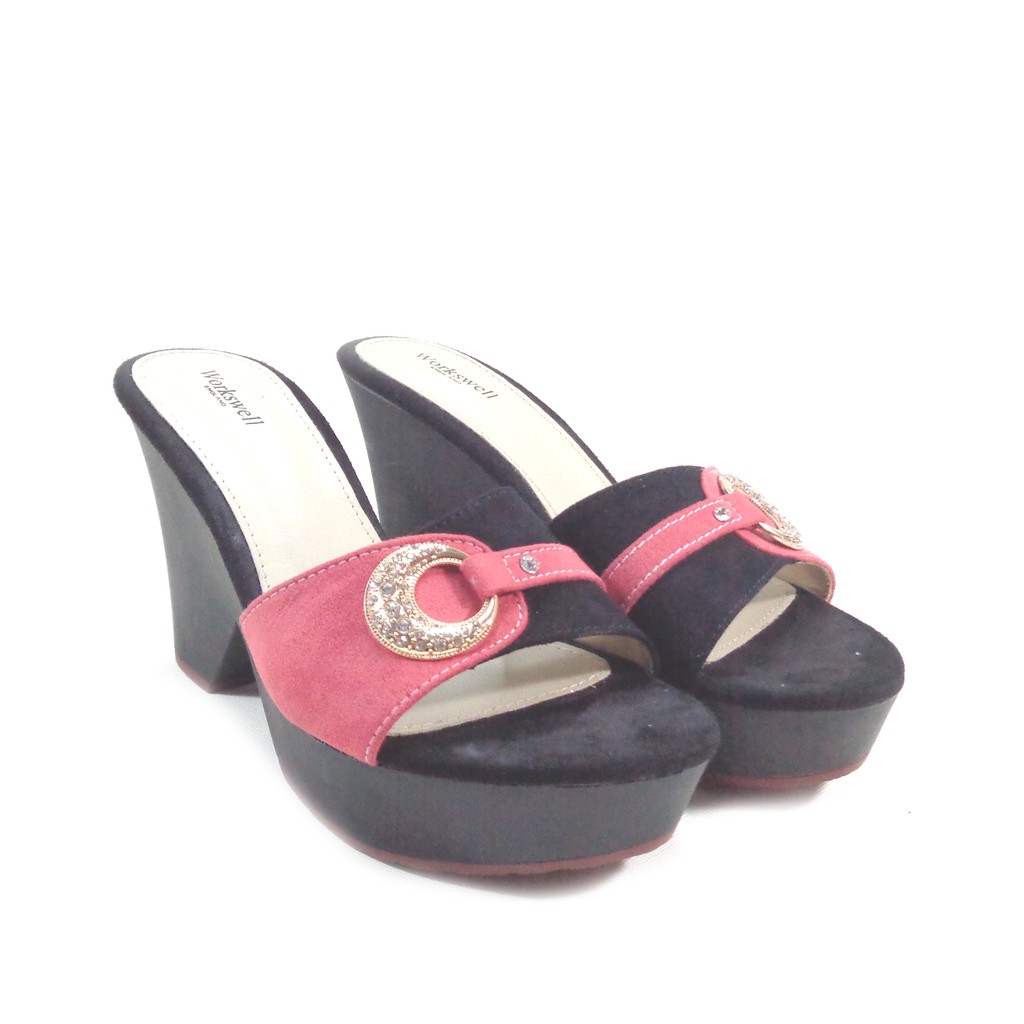 Workswell Sandal Wanita Wedges Warna Salem Kode 32H09S