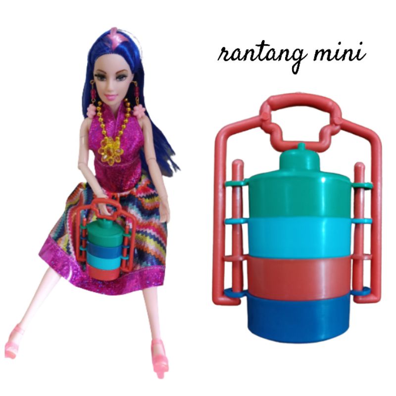 RANTANG SUSUN 4 MINI / MAINAN MASAK-MASAKAN / MINIATUR RANTANG