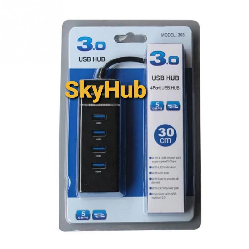 KABEL USB HUB 3.0 M-TECH 4 PORT / USB HUB 3.0 DIGIGEAR 4 PORT 1.2M