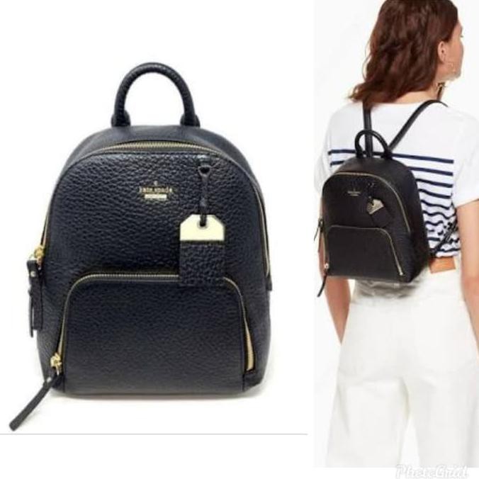 Kualitas Terbaik TAS WANITA KATE SPADE ORIGINAL - KATE SPADE BACKPACK CADEN BLACK PROMO