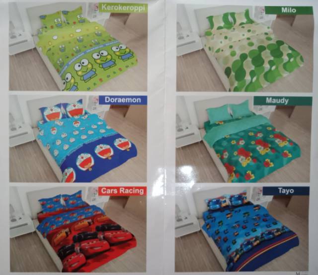 Sprei Lady Rose Ladyrose King Ukuran 180x200 cm 3D 3in1 Disperse Kualitas Premium