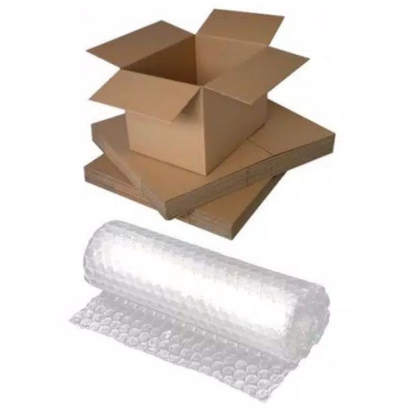 

extra box dan buble wrap