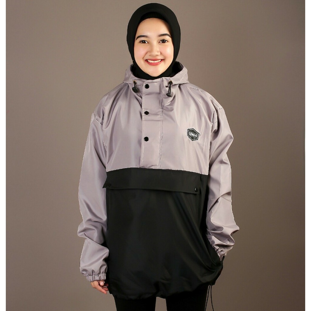 Jaket Cagoule Two-Tone / Jaket Pria / Jaket Wanita / Jaket Gunung Outdoor  / Jaket Motor Bikers