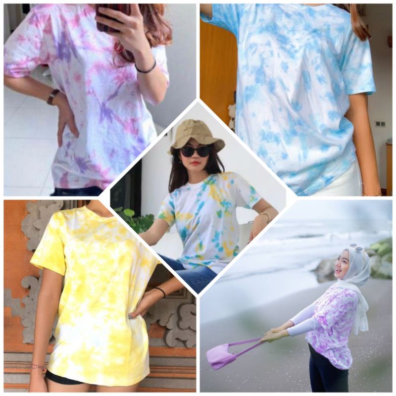 (COUPLE KELUARGA) Maura Couple - Sania Ruffle Batik Couple Ori Ndoro Jowi - BATA MERAH-KAOS TIEDYE