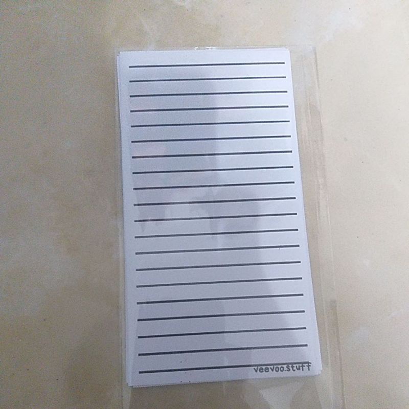 

isi binder a6 garis