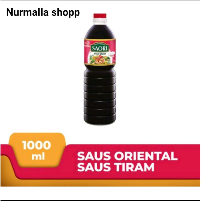 Saori® Saus Tiram Botol 1liter Saos Oriental Oyster Sauce