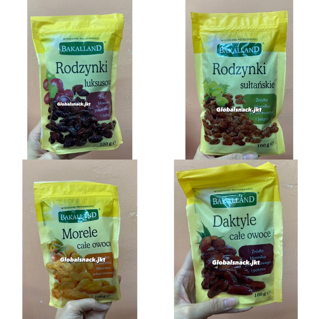 

Bakkaland Luxury Jumbo Raisin / Bakalland Sultana / Bakalland Morele / Bakalland Saktyle - Raisin Dried Fruit