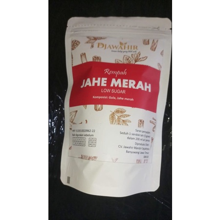 

Jahe merah low sugar 250g