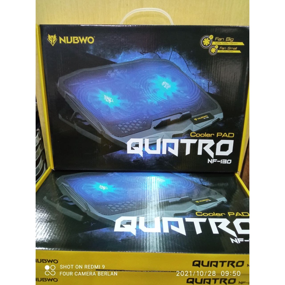 Cooling pad Nubwo NF-130 / Cooler pad Nubwo NF130 Quatro