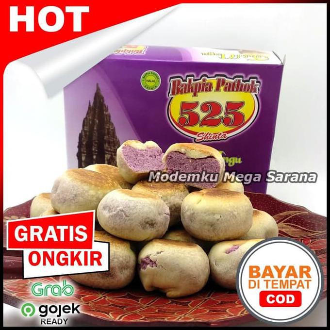 

Ready Stock] 20 Biji Bakpia Pathok 525 Asli Jogja - Kering - Ubi Telo Ungu