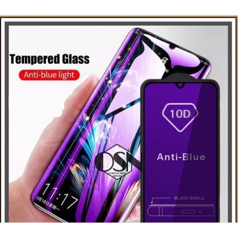 KACA Blueray Oppo Reno 2/Reno 2F/Reno 3/Reno 3 Pro/Reno 4/Reno 4 Pro/Reno 4F Tempered Glass Anti Blu