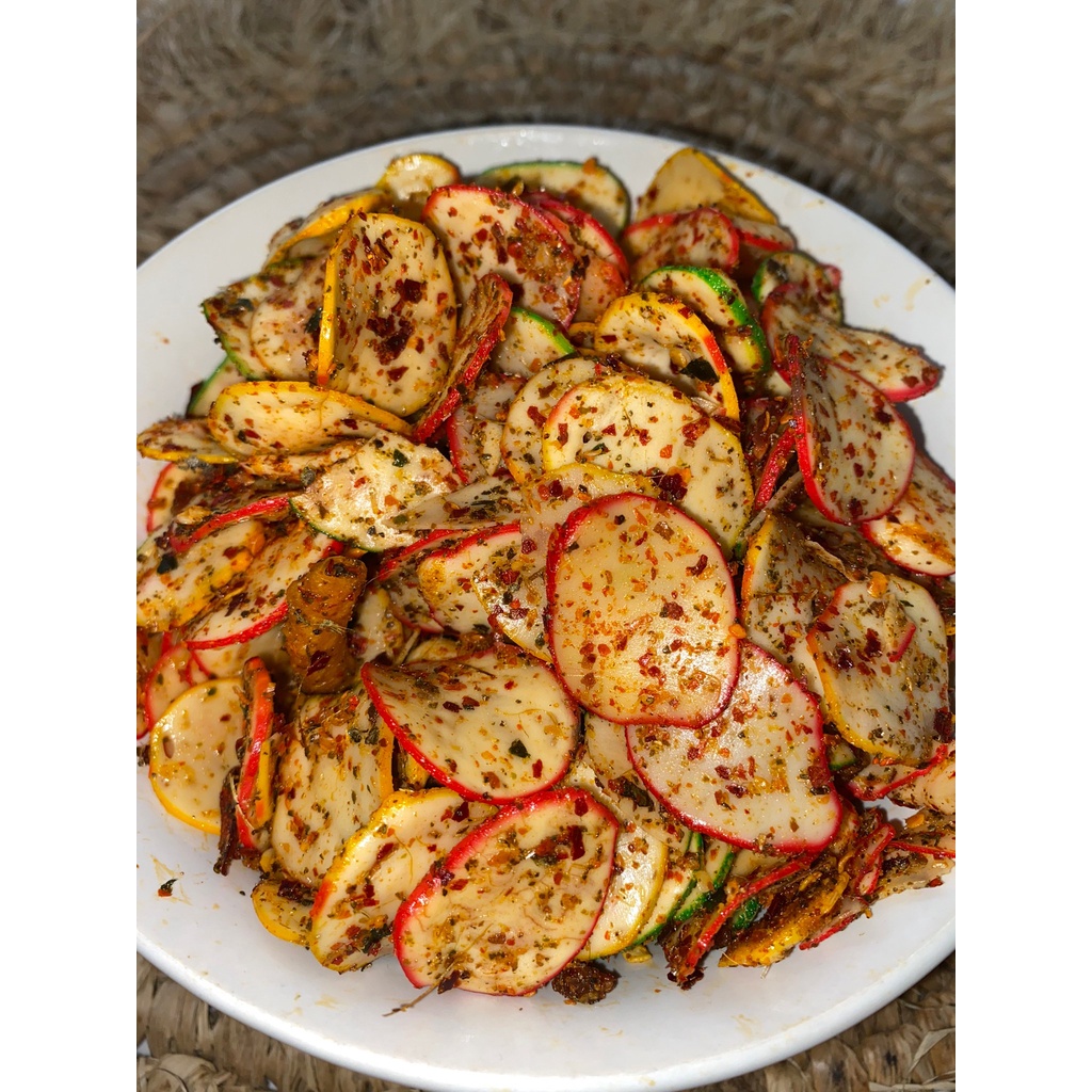 

Krupuk bantat / kerupuk seblak pedas / warna bumbu rempah