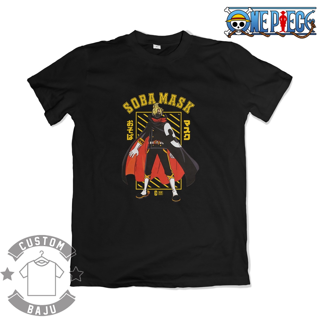 Kaos Sanji Soba Mask Anime One Piece 718
